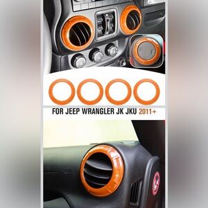 Orange Trim Kit for Jeep Wrangler JK JKU 2011-2017